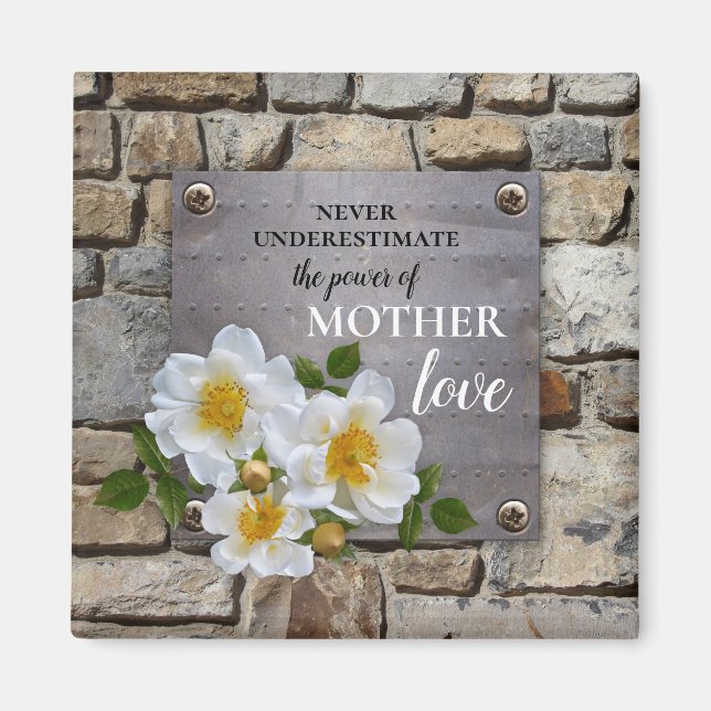 Your Quote on Stone Mother's Day Magnet (Front)