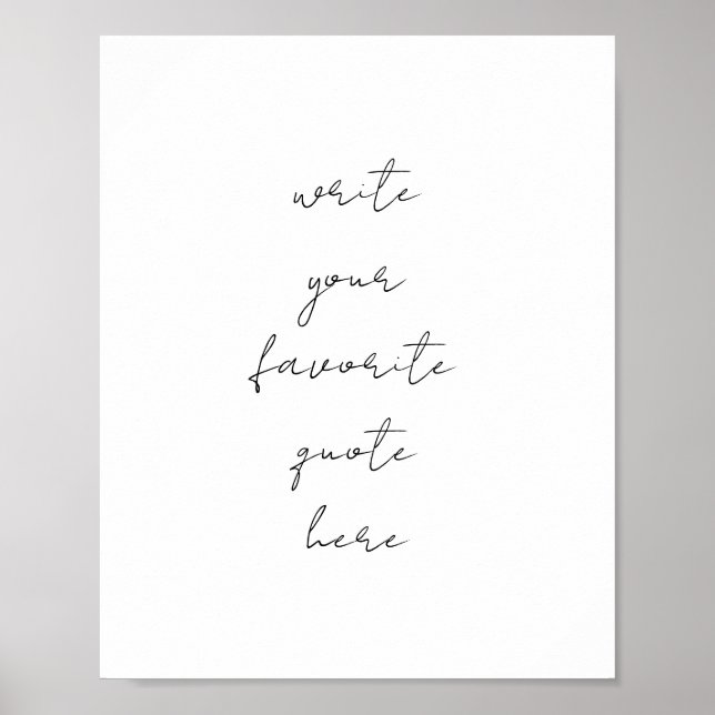 Your Quote Poster (Front)