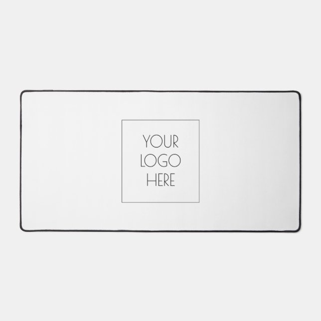 Your Rectangle Logo Template Desk Mat (Front)
