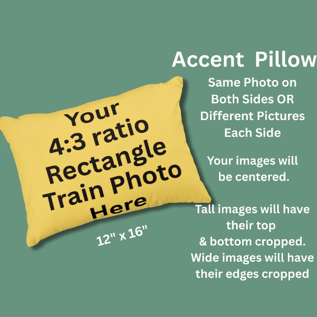 Your Rectangle Train Photos  Decorative Cushion (Creator Uploaded)