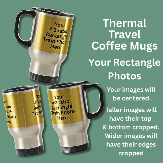 Your Rectangle Train Photos on  Travel Mug (Creator Uploaded)