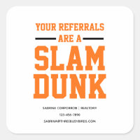 Your referrals are a slam dunk march marketing