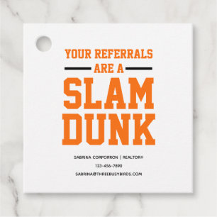 Your referrals are a slam dunk with contact detail favour tags
