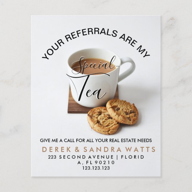 Your Referrals Are My “Special - Small Business Co Flyer (Front)