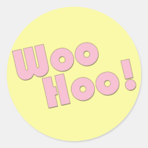 Your Rock! WooHoo! Classic Round Sticker