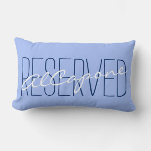 Your Saying & Name: RESERVED AlCapone Lumbar Cushion