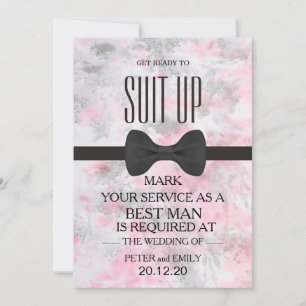 Your Service as a Best Man Invitation