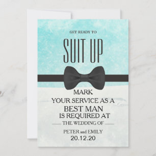Your Service as a Best Man Invitation
