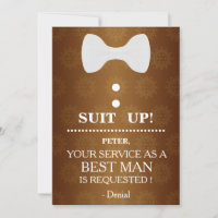 Your Service as a Best man Request