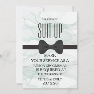 Your Service as a Groomsman Invitation