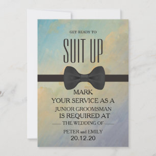 Your Service as a Groomsman Invitation