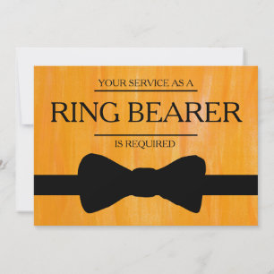 Your Service Is Requested as Best Man Groomsman Invitation