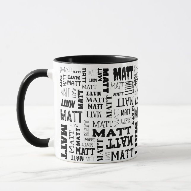 Your (Short) Name is All Over This Mug (Left)