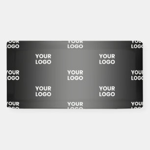 Your Simple Repeating Logo Black & Grey Gradient Banner