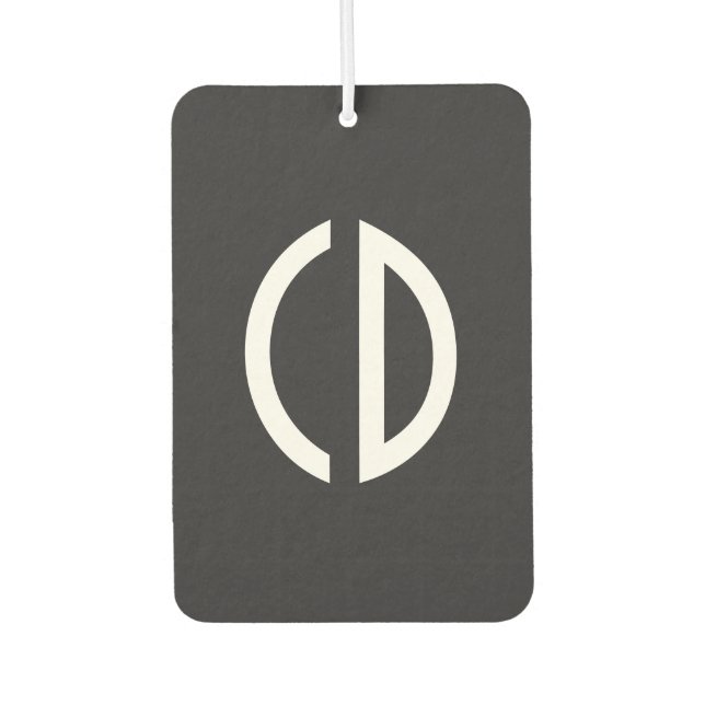 ! Your Simply Monogram Ideas 1 Car Air Freshener (Front)