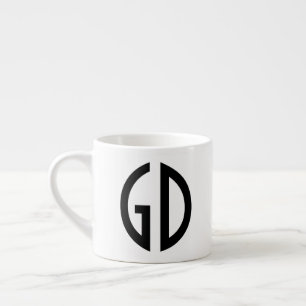 Your Simply Monogram Ideas 1 Espresso Cup