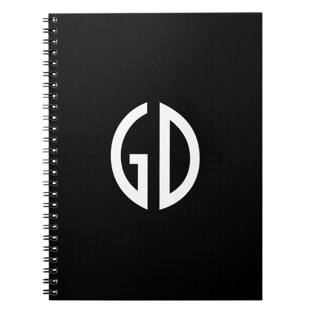 Your Simply Monogram Ideas 1 Notebook (Front)