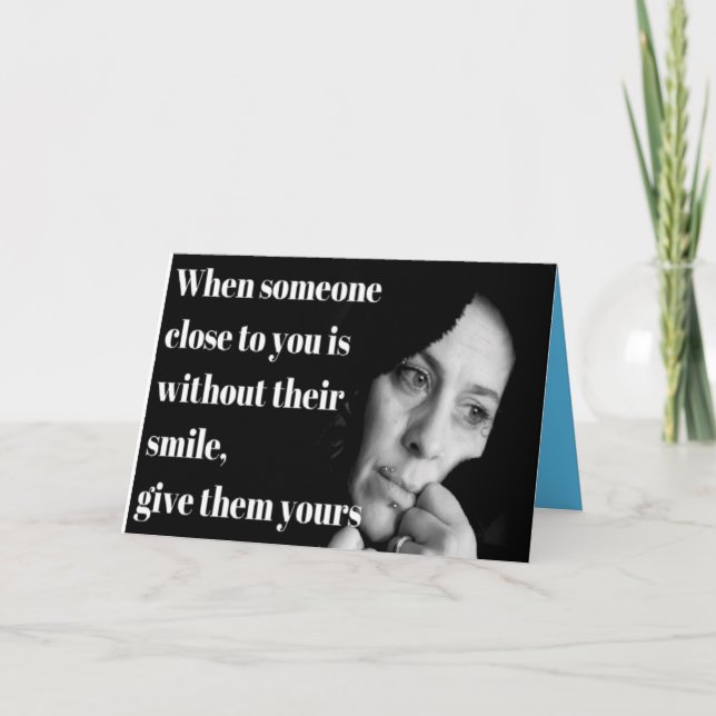 Your Smile Greeting Card (Front)