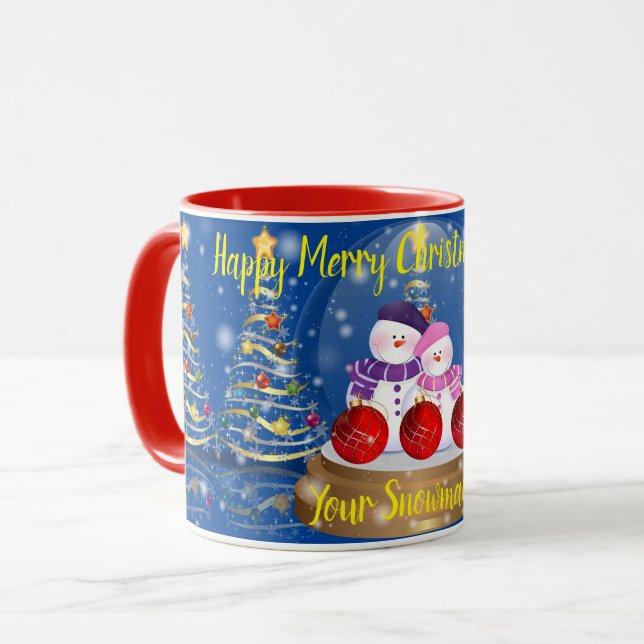 Your Snowman Mug (Front Left)