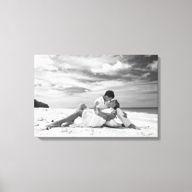 Your Special Day Wrapped on a Canvas Print (Front)