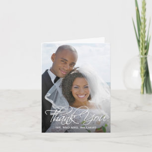 Your Special Wedding Photo Thank You Card