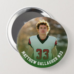Your Sports Photo Personalised Team Photo Button