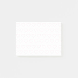 Your Sticky Notes with Hearts - Custom Colours