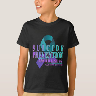 Your Story Is Not Over Stay Suicide Prevention Awa T-Shirt