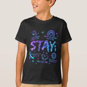 Your Story Is Not Over Stay Suicide Prevention Awa T-Shirt