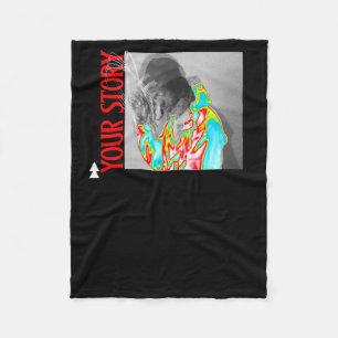Your Story S Psychedelic Mental Health Awareness S Fleece Blanket