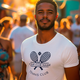 Your Tennis Country Club Team Players Custom T-Shirt