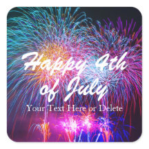 Your Text 4th of July Cool Fireworks Party