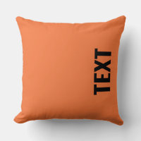Your Text Athletic Orange Double Sided Modern