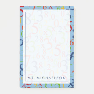 Your Text   Colourful Math Post-it Notes