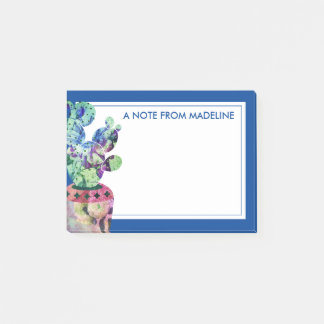 Your Text | Cute Succulent Cactus Post-it Notes