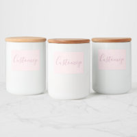 Your Text | Elegant Script & Soft Blush Pink