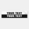 Your Text "Folio Extra Bold" Black and White