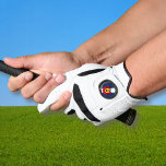 Your Text Here Colorado State Flag Golf Glove<br><div class="desc">Your Text Here Colorado State Flag golf glove</div>