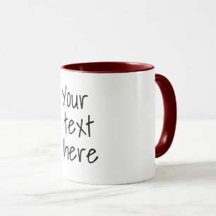 Your text here, customisable  mug