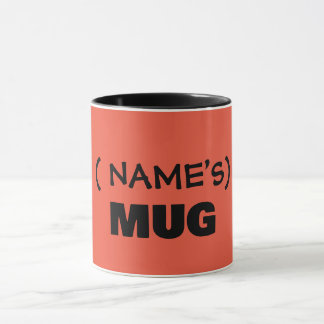 Your text here, customisable  mug