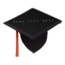 Your Text Here Printed Black-Hat Student Ceremony