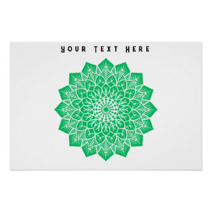 Your Text Here Text Image custom Glossy Poster