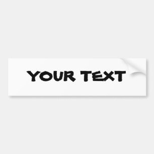 Your Text "Islander" Bumper Sticker
