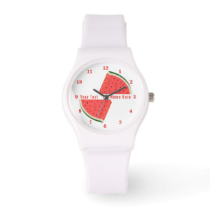Your Text Name Watch - Sweet Fresh Watermelon