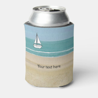 Your text on Sailboat on Ocean, Can Coolers