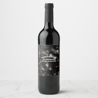 Your Text or Design Here - Create a Custom Wine Label