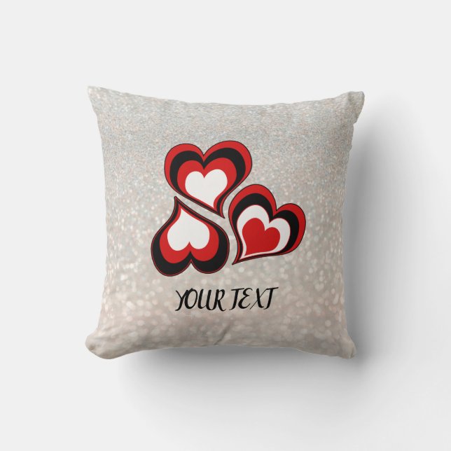 Your text, personalised cushion (Front)