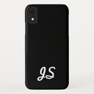 Your Text, Simple, Retro-Styled Script   Black Case-Mate iPhone Case