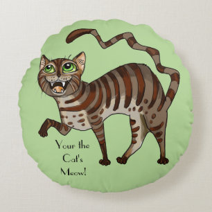 Your the Cat's Meow! Round Cushion