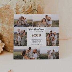 Your Theme Photography Mini Session Marketing Card